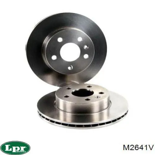 Диск переднього гальма LPR M2641V ціна, від 29.83 USD