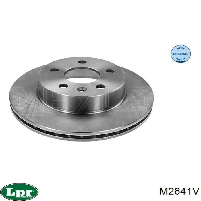Диск переднього гальма LPR M2641V ціна, від 29.83 USD