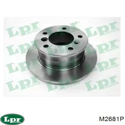 M2681P LPR диск гальмівний задній
