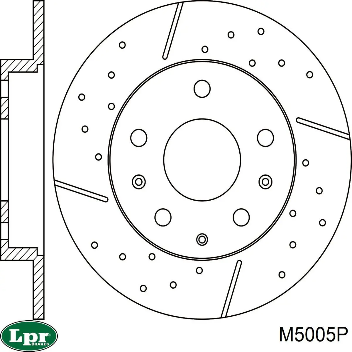 Гальмівні диски M5005P LPR