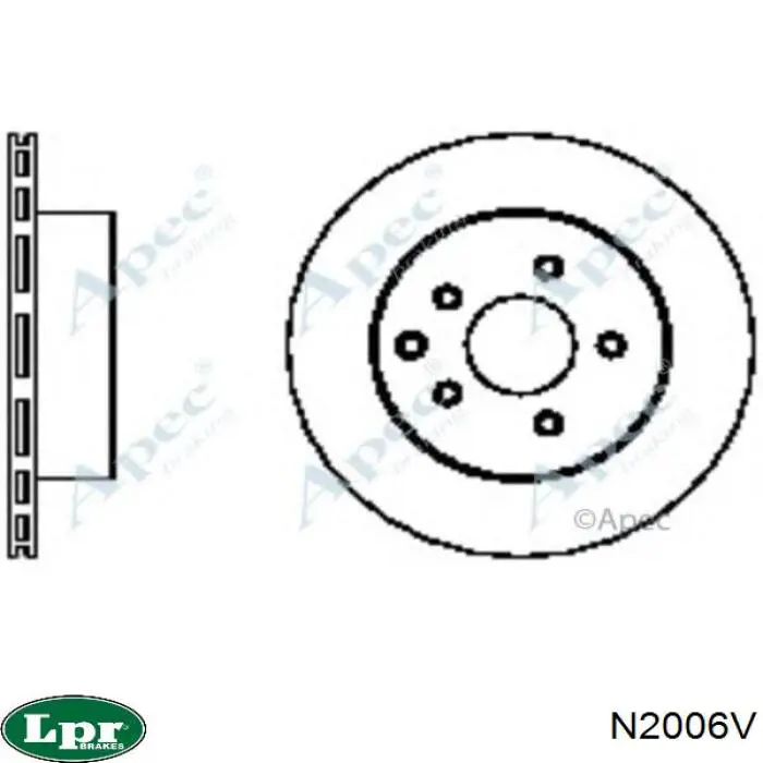 N2006V LPR Дискові гальма
