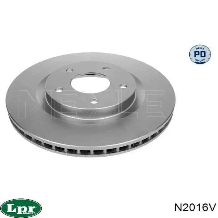 N2016V LPR диск гальмівний передній