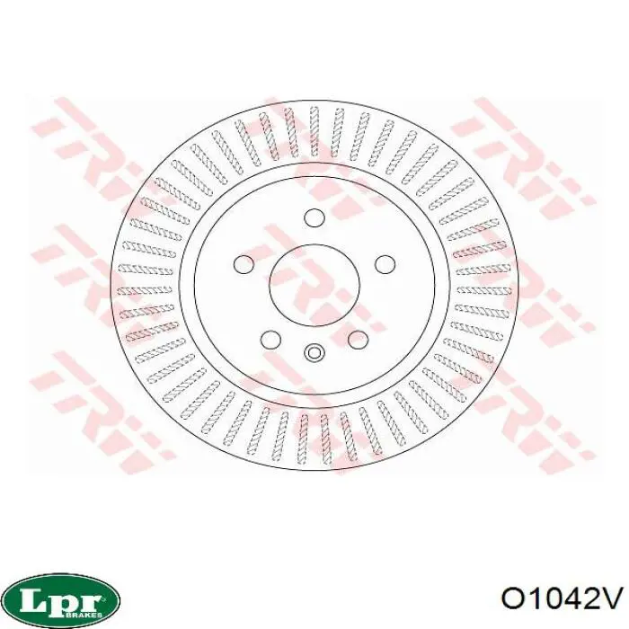 Задні дискові гальма LPR O1042V ціна, від 68.59 USD