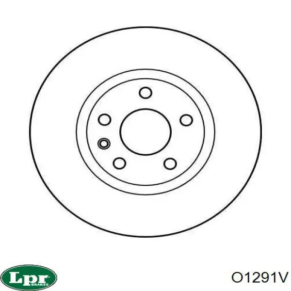 Гальмівні диски передні O1291V LPR