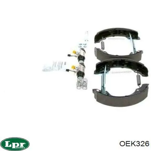 Колодки гальмові задні, барабанні LPR OEK326 ціна, від 41.29 USD