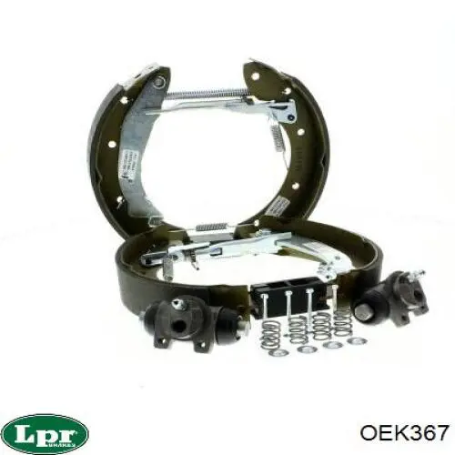 Колодки гальмові задні, барабанні OEK367 LPR