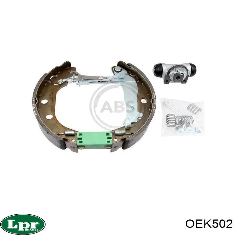 Колодки гальмові задні, барабанні OEK502 LPR