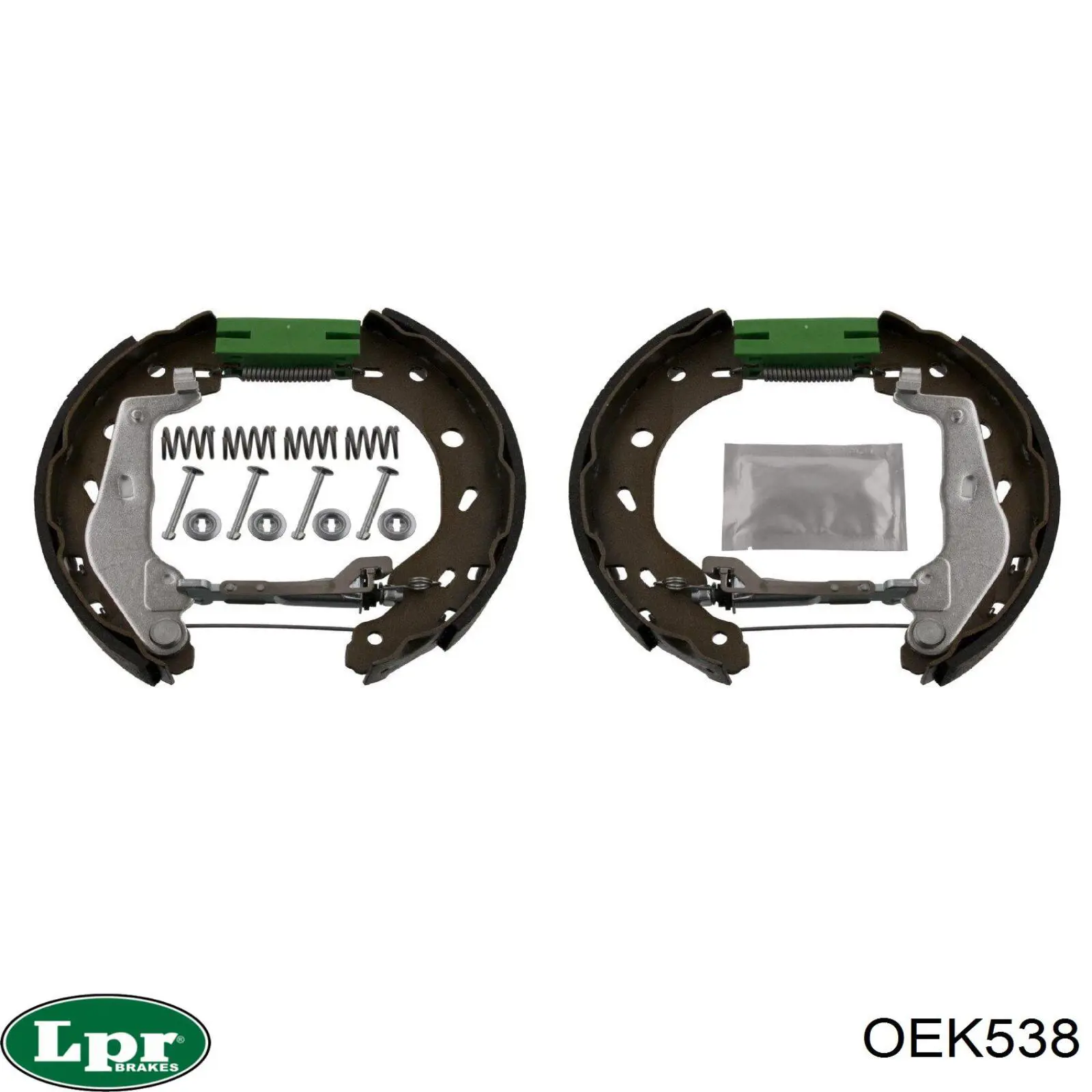 Колодки гальмові задні, барабанні OEK538 LPR