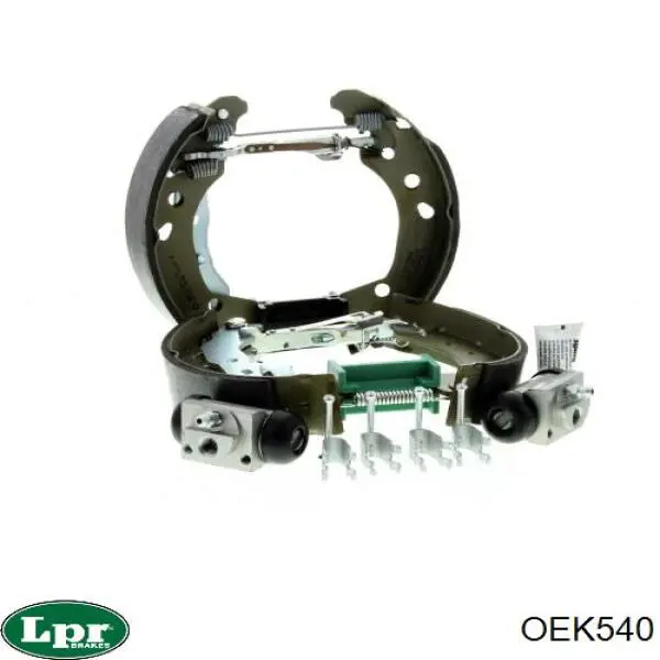 Гальма робочі задні ножні і гальмівні барабани LPR OEK540