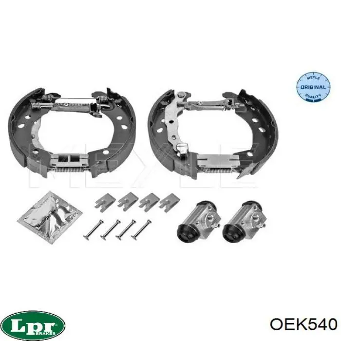 Колодки гальмові задні, барабанні LPR OEK540 ціна, від 57.77 USD