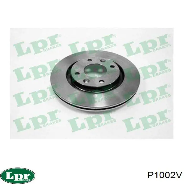 P1002V LPR диск гальмівний передній