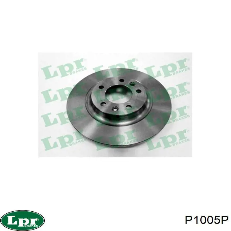 P1005P LPR диск гальмівний задній