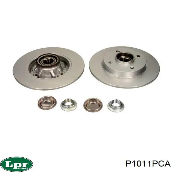 Задні дискові гальма LPR P1011PCA ціна, від 66.36 USD
