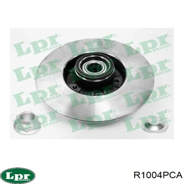 R1004PCA LPR диск гальмівний задній