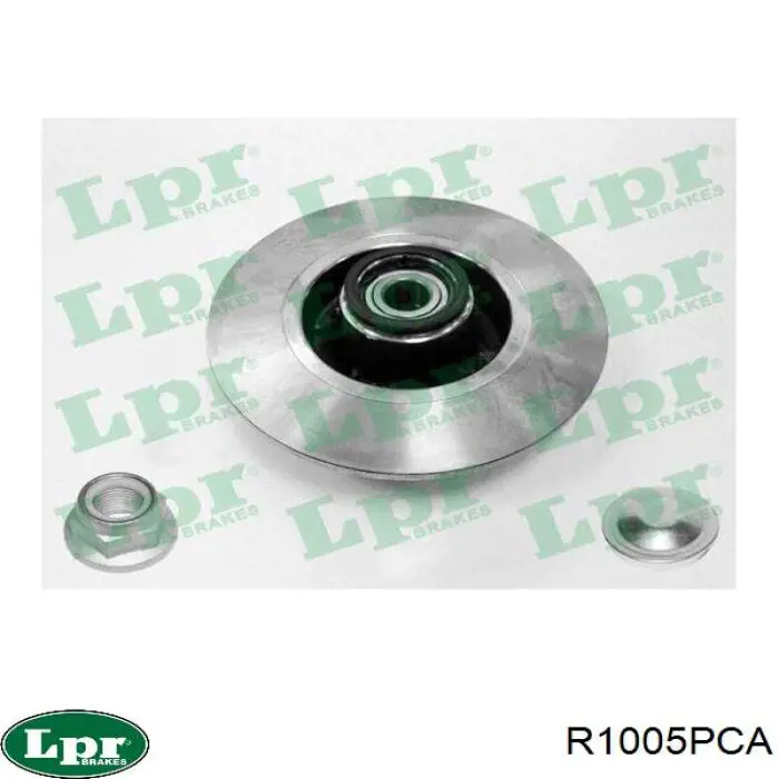 R1005PCA LPR диск гальмівний задній