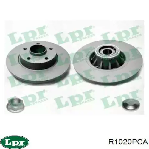 Гальмівні диски R1020PCA LPR