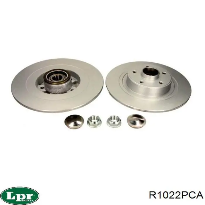 Задні дискові гальма LPR R1022PCA ціна, від 88.29 USD