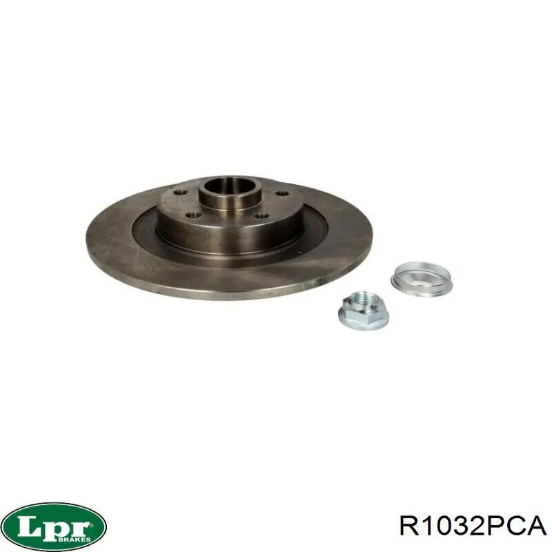 Диск гальмівний задній LPR R1032PCA