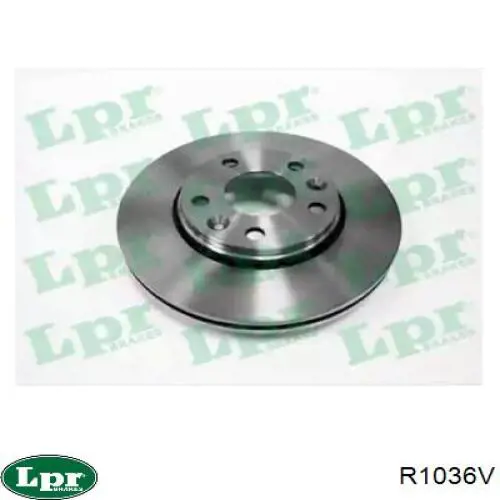 Диск переднього гальма LPR R1036V ціна, від 35.68 USD