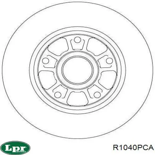 Гальмівні диски R1040PCA LPR