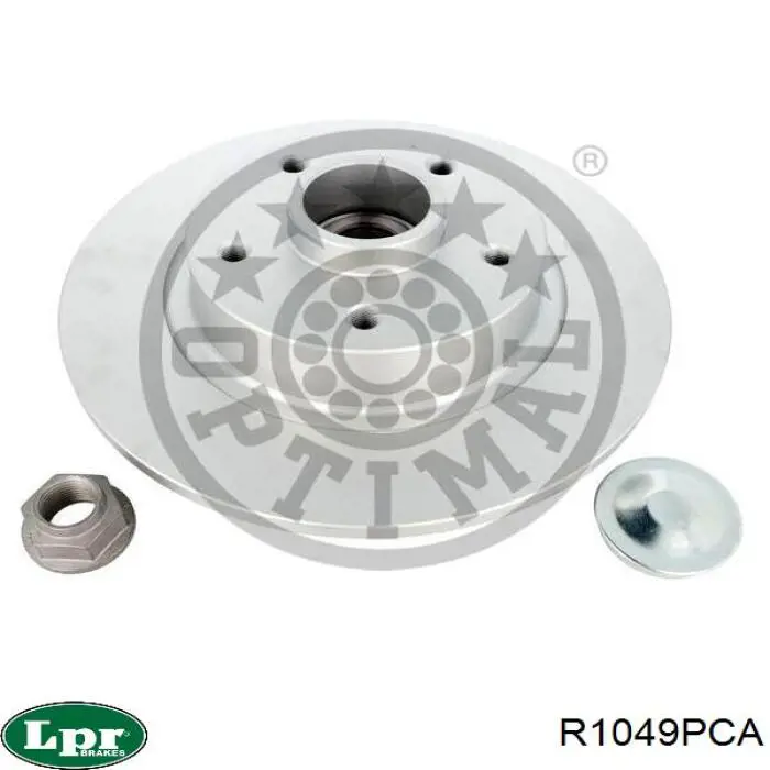 Задні дискові гальма LPR R1049PCA ціна, від 90.47 USD