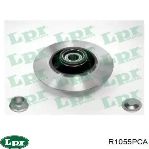 R1055PCA LPR диск гальмівний задній