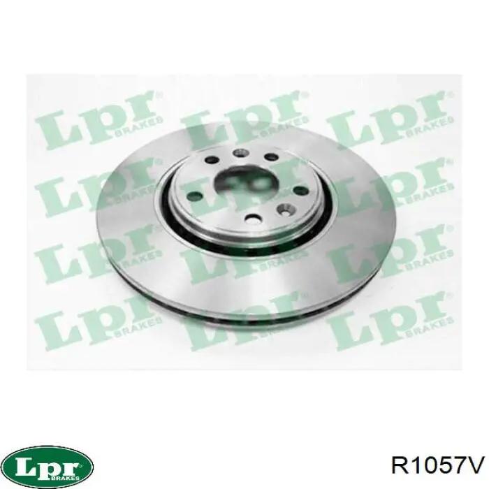 R1057V LPR диск гальмівний передній