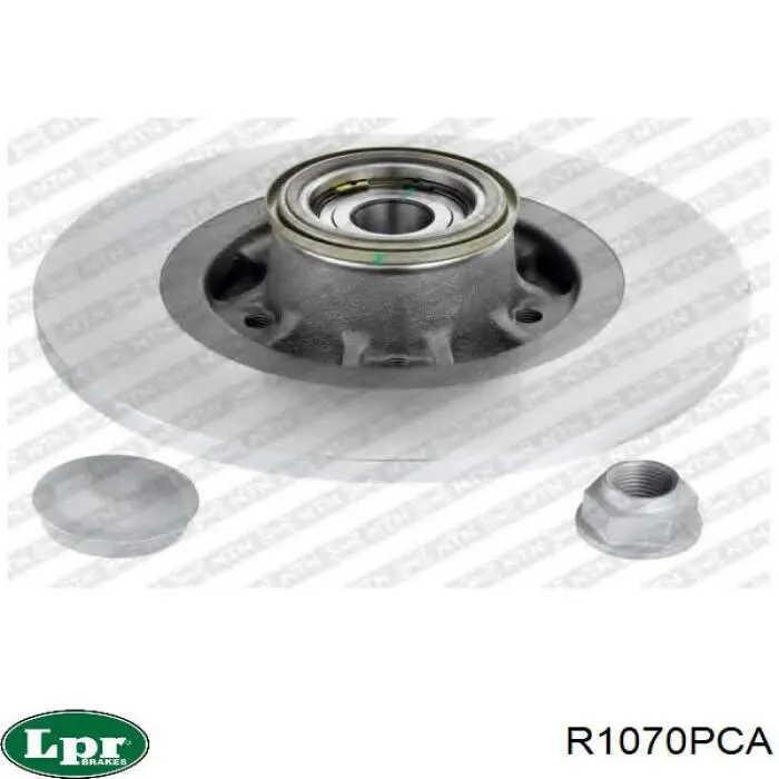 Купити R1070PCA LPR Диск заднього гальма