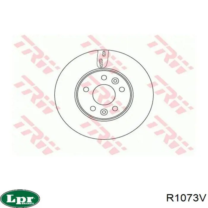 Купити R1073V LPR Ротор гальмівний