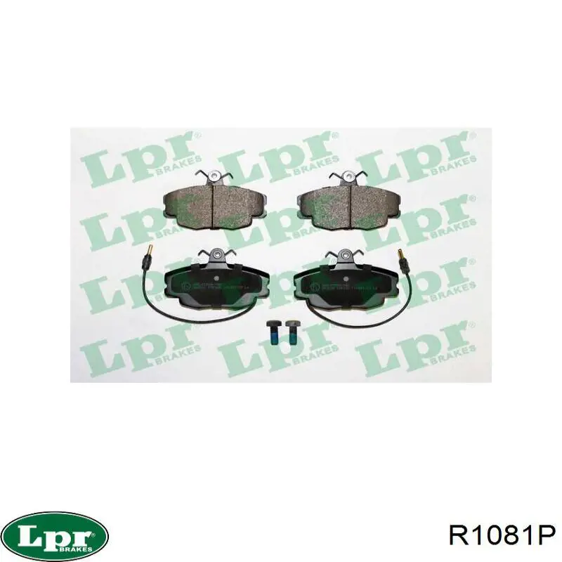 Гальмівні диски передні R1081P LPR