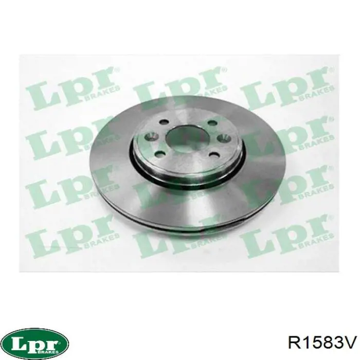 R1583V LPR диск гальмівний передній