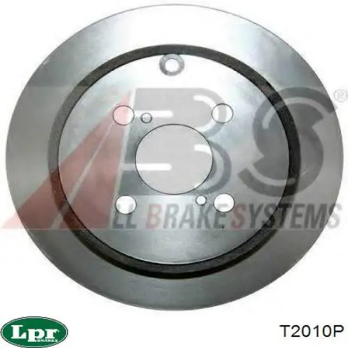 Купити T2010P LPR Диск заднього гальма