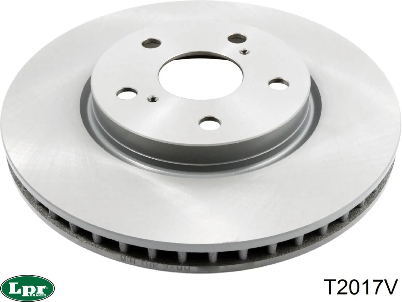 T2017V LPR диск гальмівний передній