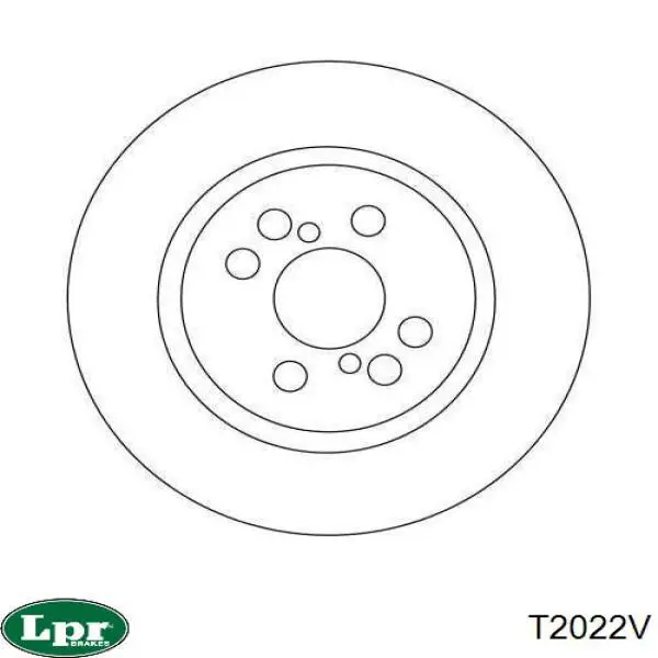 T2022V LPR Гальмо дискове переднє