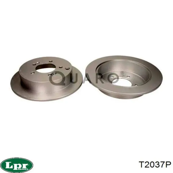 Купити T2037P LPR Диск заднього гальма