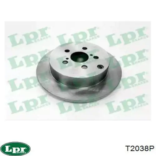 Задні дискові гальма LPR T2038P ціна, від 25.36 USD