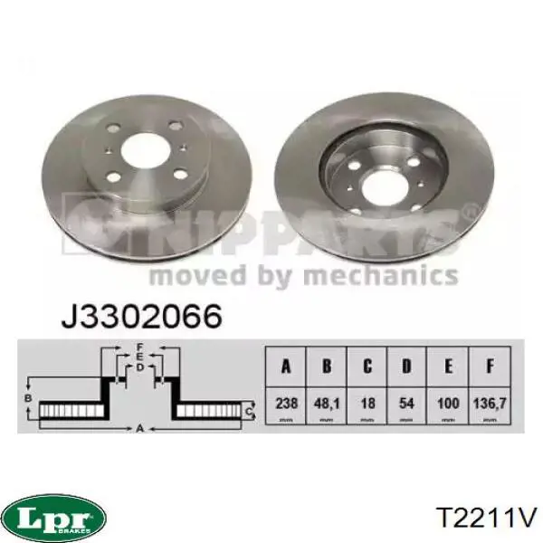 LPR T2211V ціна, від 21.87 USD