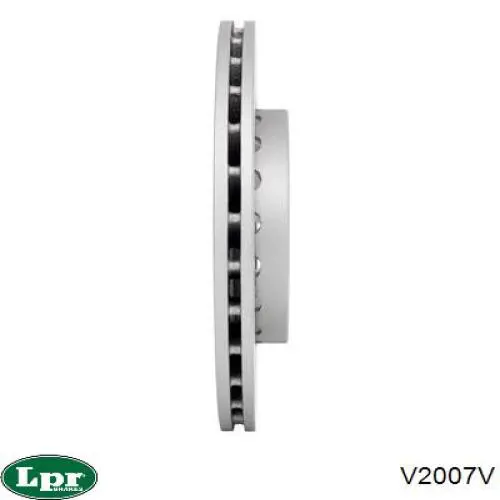 Диск гальмівний передній LPR V2007V