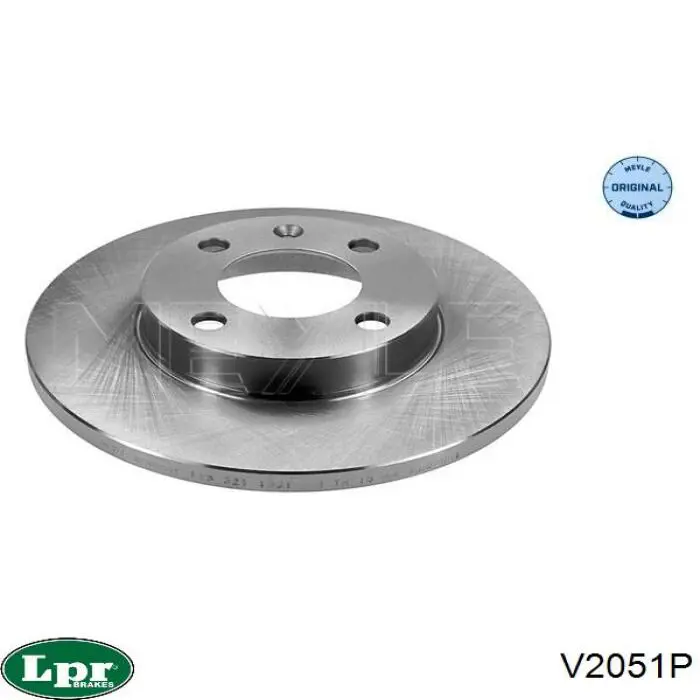 Диск переднього гальма LPR V2051P ціна, від 17.85 USD