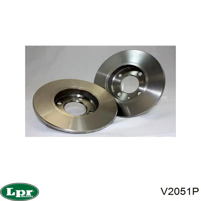 Гальмівні диски передні V2051P LPR