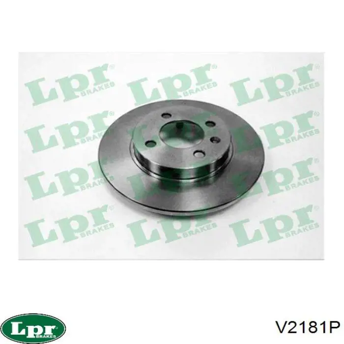 V2181P LPR диск гальмівний передній
