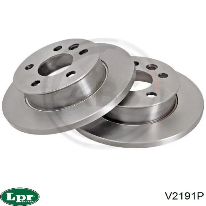Диск переднього гальма LPR V2191P ціна, від 31.53 USD