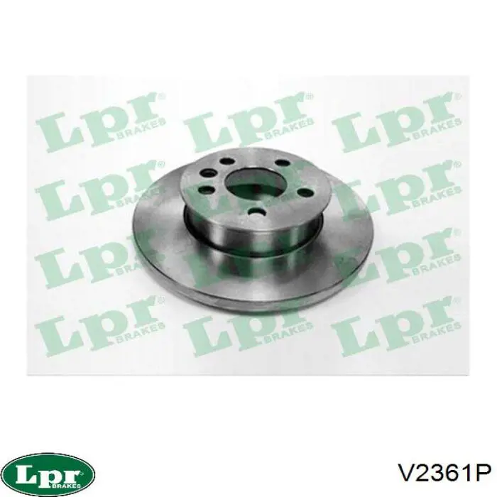 Диск переднього гальма LPR V2361P ціна, від 35.48 USD