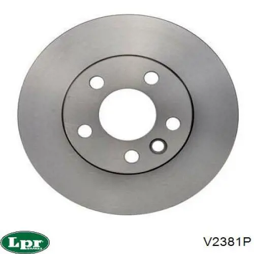 V2381P LPR диск гальмівний передній
