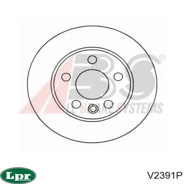 Гальмівні диски V2391P LPR