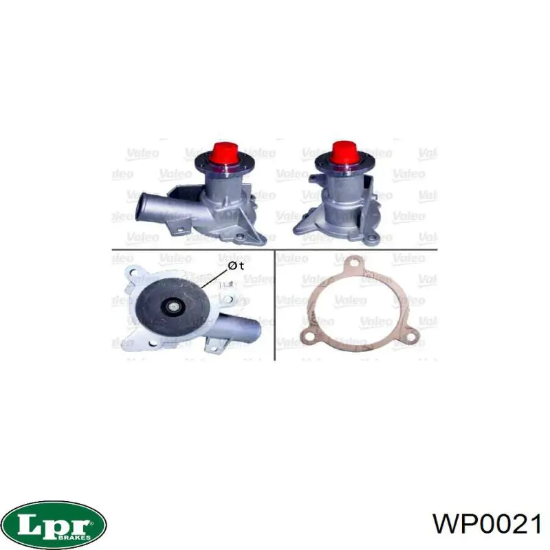 Купити WP0021 LPR Насос охолоджуючої рідини
