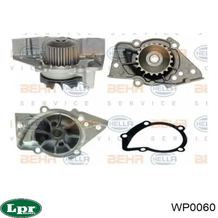 Водяний насос LPR WP0060