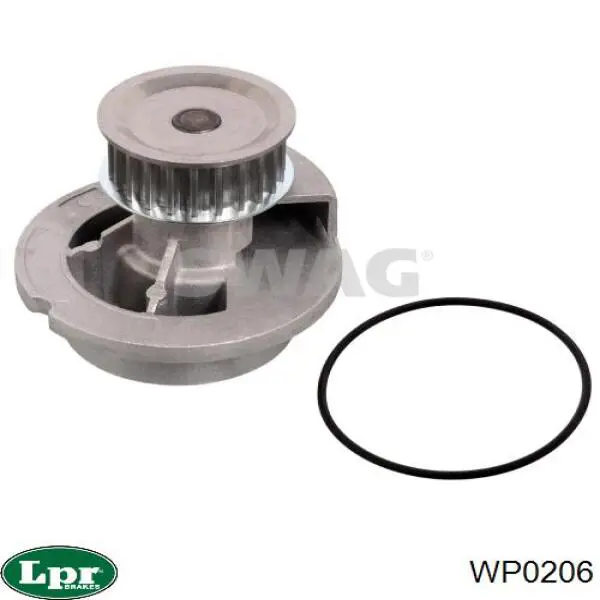WP0206 LPR помпа водяна, (насос охолодження)
