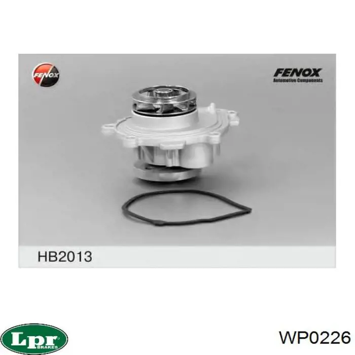 Помпа охолодження LPR WP0226 ціна, від 29.89 USD