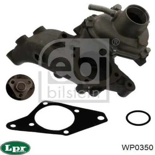 Помпа охолодження LPR WP0350 ціна, від 20.25 USD